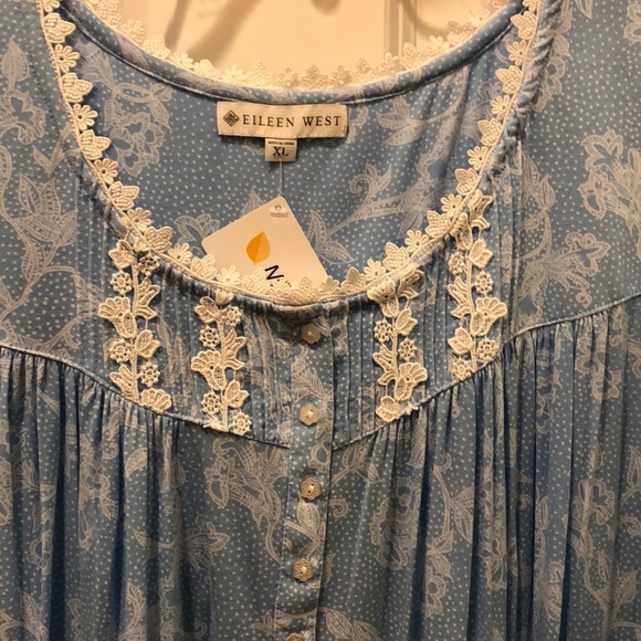 EILEEN WEST NIGHTGOWN Knee Length Modal NWT sz M, L, XL - Picture 1 of 10